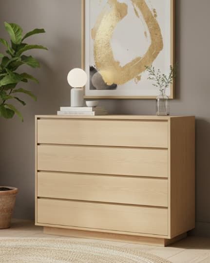 Cómoda DRAKKON 4C detalle – cómoda a medida madera | Look Vintage