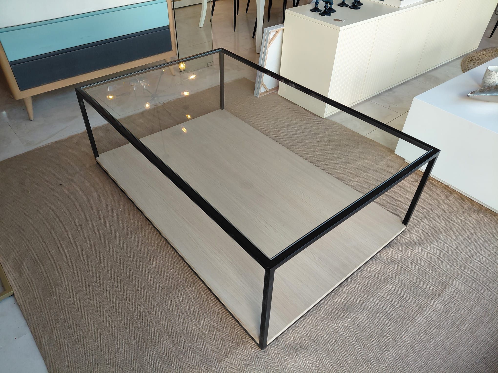 Mesa centro CRISMAD acabado – mesa de centro a medida madera personalizado | Look Vintage