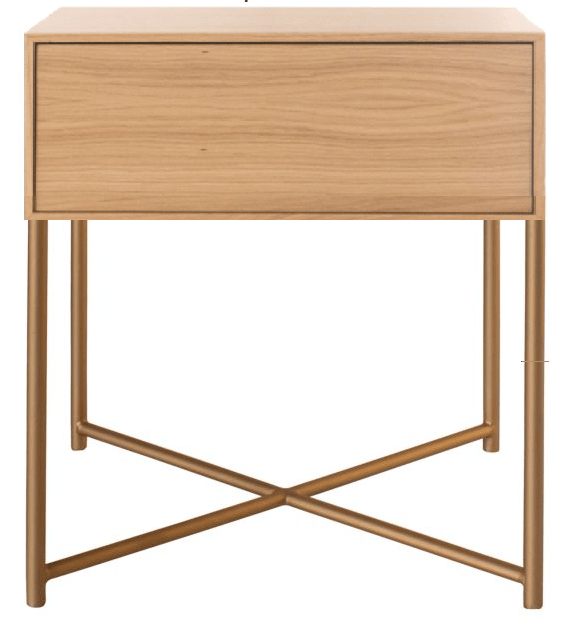 Mesita de noche MVP madera roble natural - Manuel Interiorismo