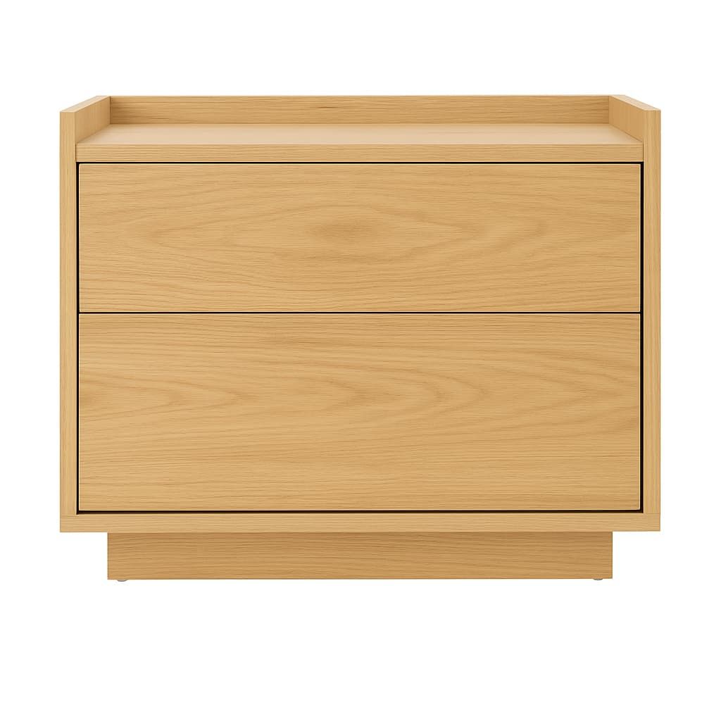 Mesita LAVORA chapa roble – mesita de noche a medida | Look Vintage