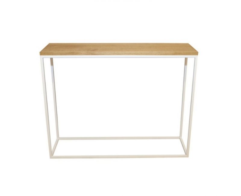 Consola ABABUJ - Hierro y roble - Mueblia Interiorismo