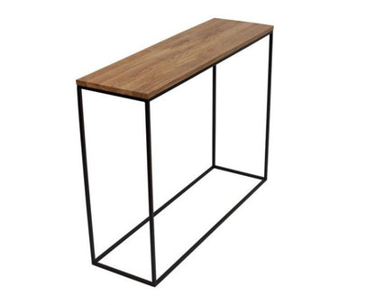 Consola ABABUJ - Hierro y roble - Mueblia Interiorismo