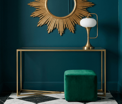Consola recibidor CARMONA tapa cristal - Manuel Interiorismo