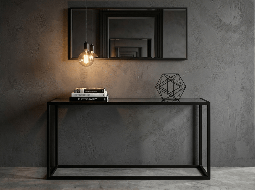 Consola recibidor CARMONA tapa cristal - Manuel Interiorismo