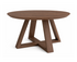 Mesa BRENTA de comedor redonda en madera de roble