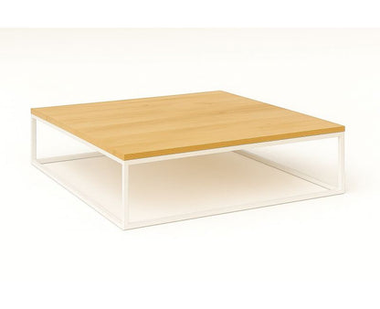 Mesa centro ABABUJ - Hierro y roble - Mueblia Interiorismo