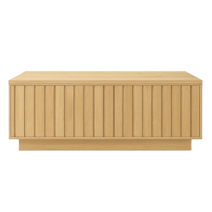 Mesa centro CUBO con palillería en roble – mesa de centro a medida madera | Look Vintage
