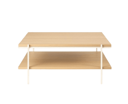 MESA CENTRO DEMA – Tapa roble natural + estructura hierro - Manuel Interiorismo