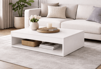 Mesa centro KALKU madera roble - Manuel Interiorismo