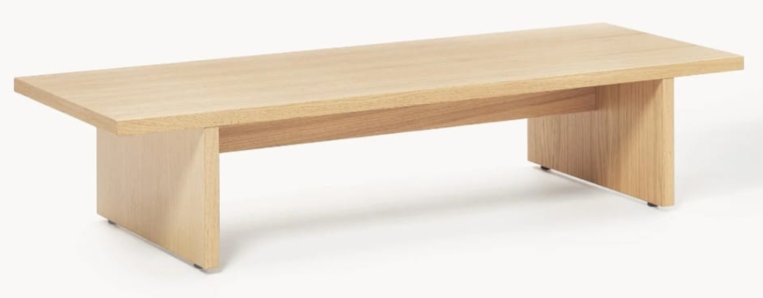 Mesa centro VADOR de roble acabado – mesa de centro a medida madera personalizado | Look Vintage