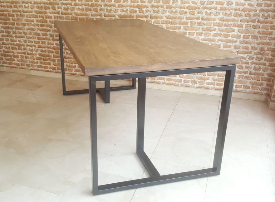 Mesa comedor ALMUDENA vista 6 – mesa de comedor a medida madera | Look Vintage