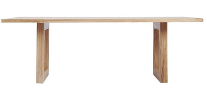 Mesa comedor BLERO recta vista 4 – mesa de comedor a medida madera | Look Vintage