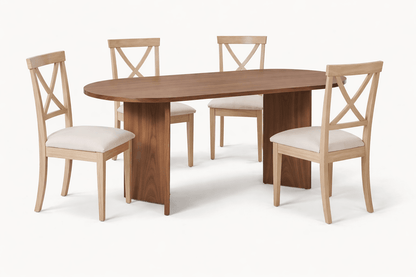 Mesa comedor VALBUENA ovalada - Manuel Interiorismo