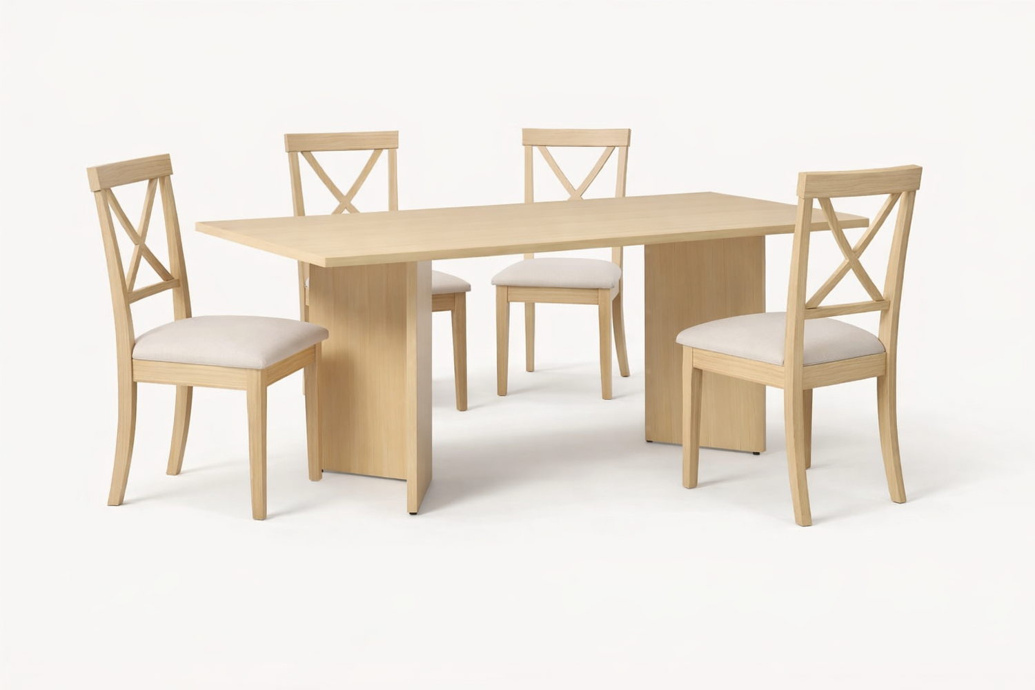 Mesa comedor VALBUENA detalle – mesa de comedor a medida madera | Look Vintage