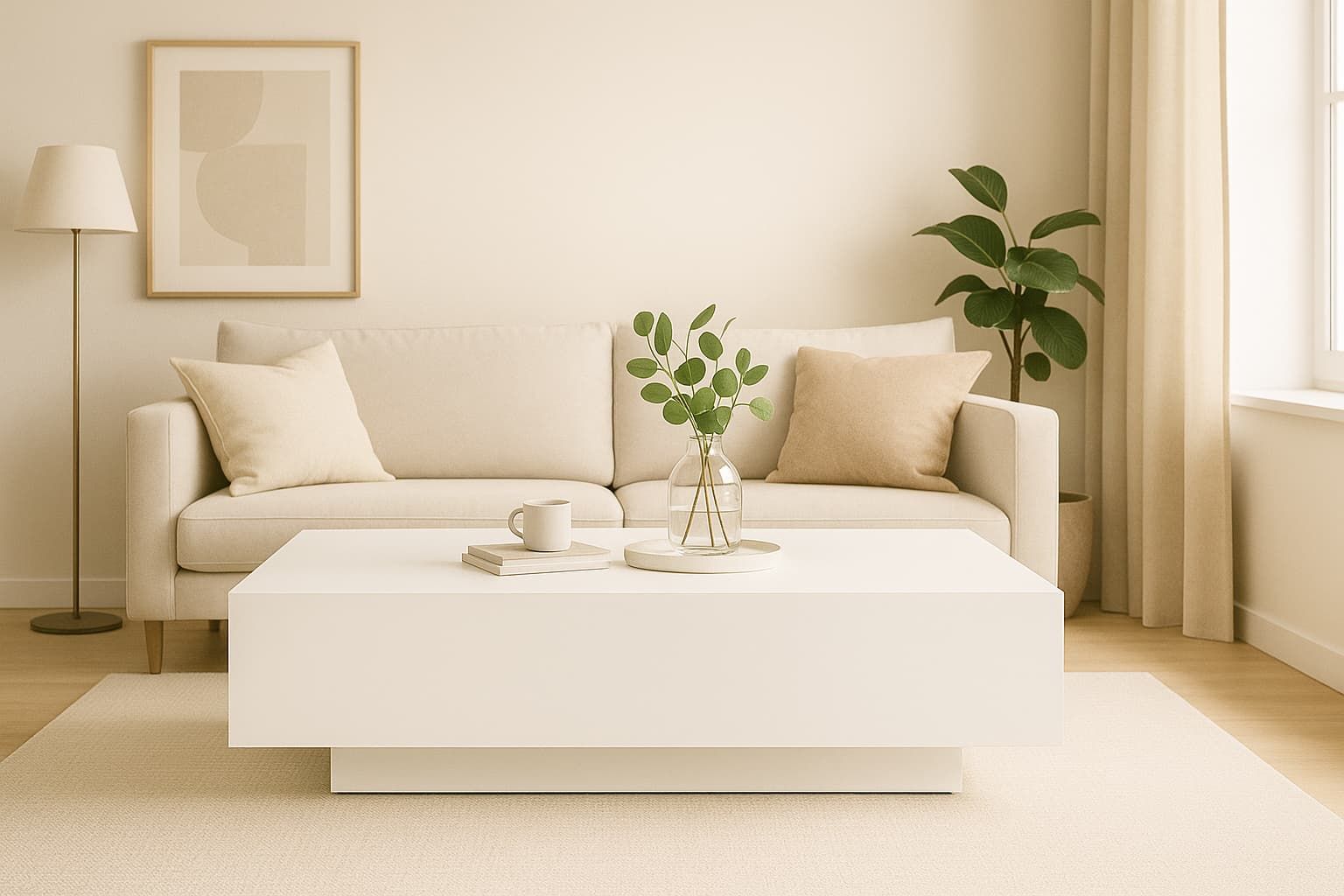 Mesa de centro CUBO 426 – Diseño cúbico de madera - Manuel Interiorismo