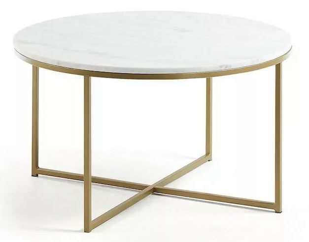 Mesa de centro REDON de mármol - Manuel Interiorismo
