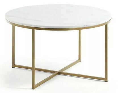 Mesa de centro REDON de mármol - Manuel Interiorismo