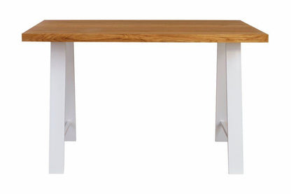 Mesa de comedor industrial VENUS – Roble natural y hierro forjado a medida vista 4 – mesa de comedor a medida madera | Look V