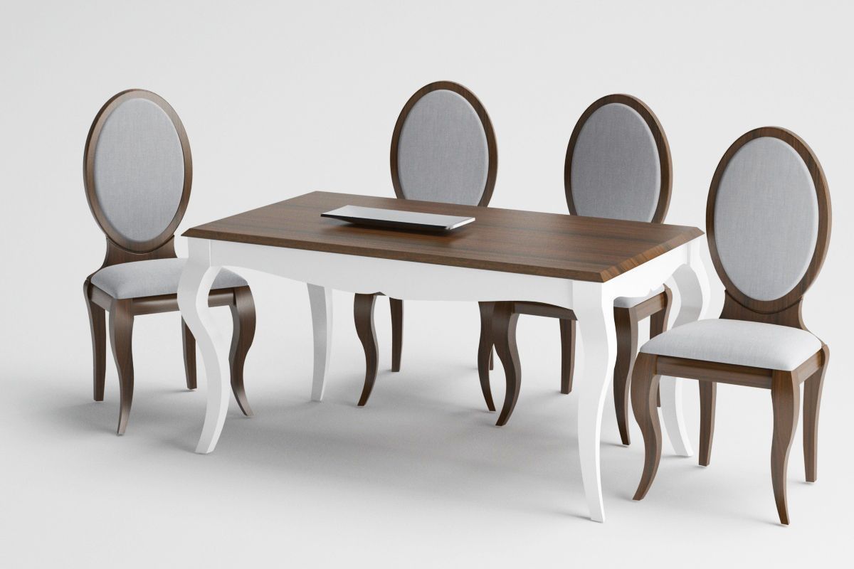 Mesa HENRY de comedor clásica – Pino con patas isabelinas a medida - Manuel Interiorismo
