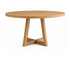 Mesa NAREL de comedor redonda en madera de roble a medida