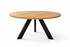 Mesa OSTOS de Comedor Industrial – Chapa de Roble y Hierro Redonda a Medida – mesa de comedor a medida madera | Look Vintage