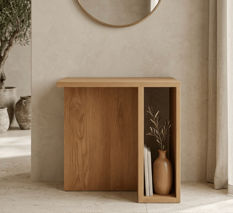 Mesita de noche FIFI madera roble - Manuel Interiorismo