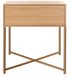 Mesita de noche MVP madera roble natural - Manuel Interiorismo