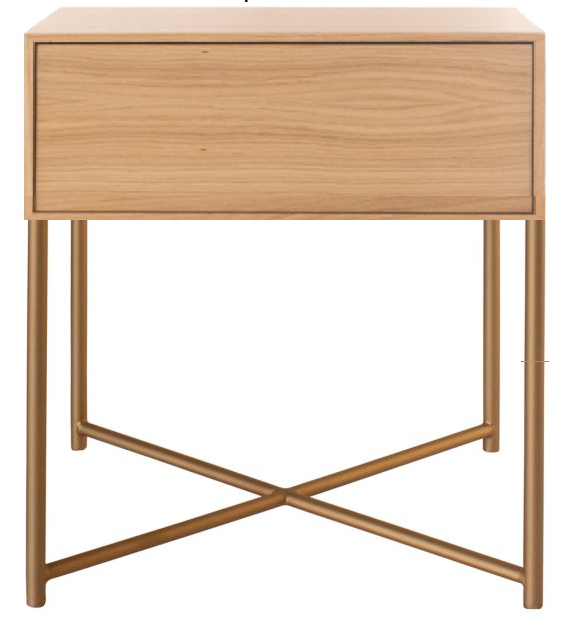 Mesita de noche MVP madera roble natural – mesita de noche a medida | Look Vintage