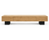 Mueble TV CARRO de madera de roble con cajón central y puertas laterales a medida