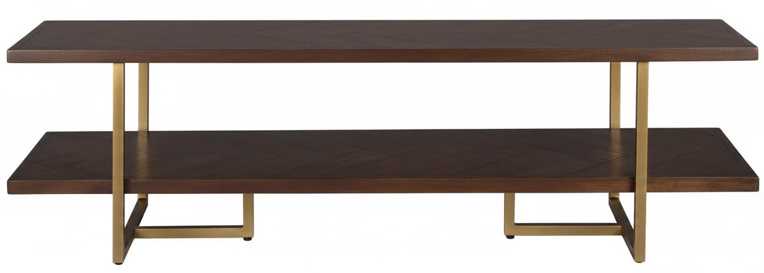 Mueble TV CONCEP en chapa roble y hierro – mueble TV a medida madera | Look Vintage