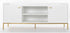 Mueble TV LAVORA con puertas, hueco central y bancada – mueble TV a medida madera | Look Vintage