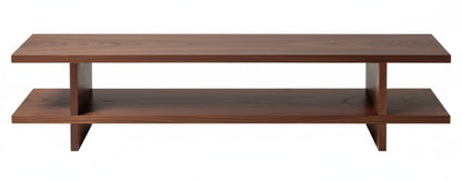 Mueble TV NUEL en chapa roble a medida 120-140 - Manuel Interiorismo