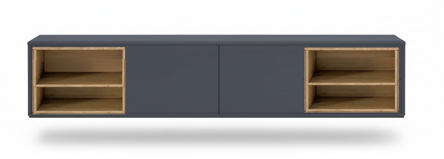 Mueble TV PAPEL – mueble TV a medida madera | Look Vintage