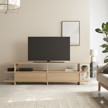 Mueble TV VOLA 140-180 roble - Manuel Interiorismo
